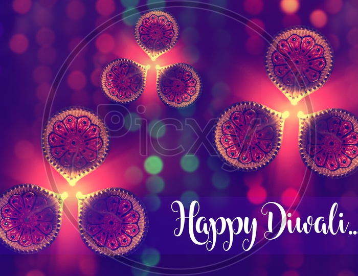 Indian Festival Diwali, Diwali Lamp, Deepavali Diyas