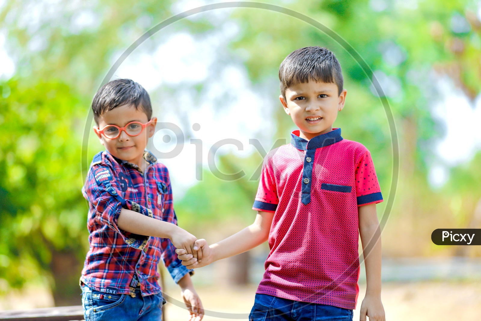 Indian Children Boys Friends