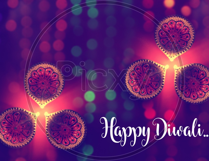 Indian Festival Diwali, Diwali Lamp, Deepavali Diyas