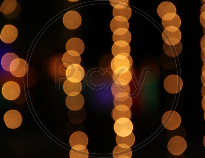 Festival Lights in Bokeh , Bokeh Image for Background