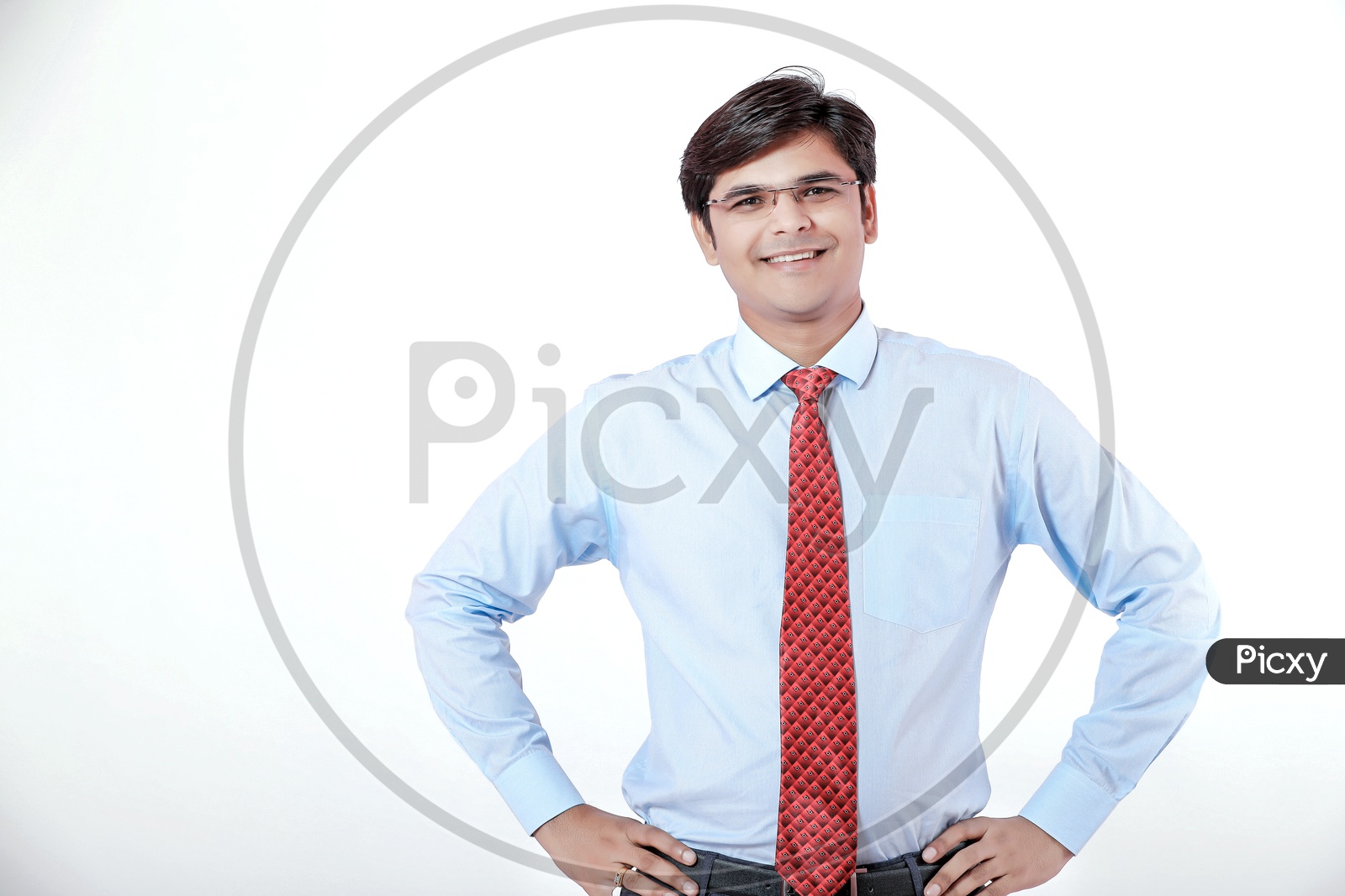 Indian Young Professional Man with a Smiling Face