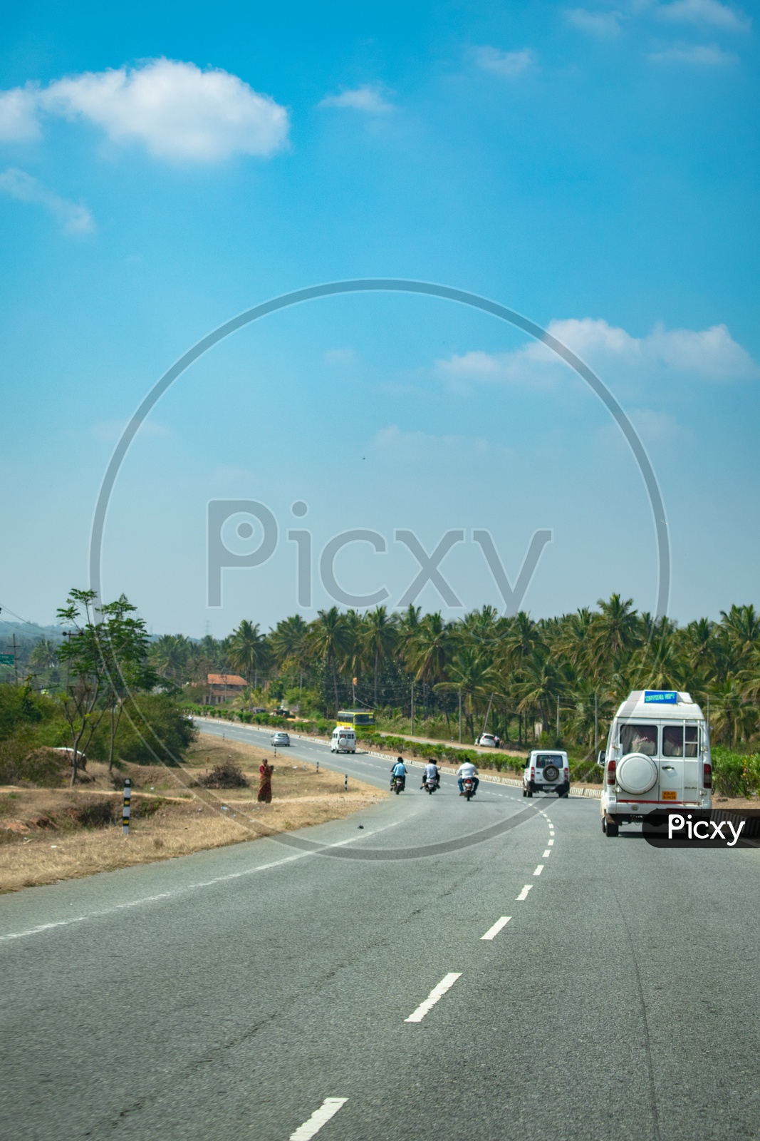 Image of Indian Roads In Karnataka State / Roadways of Karnataka