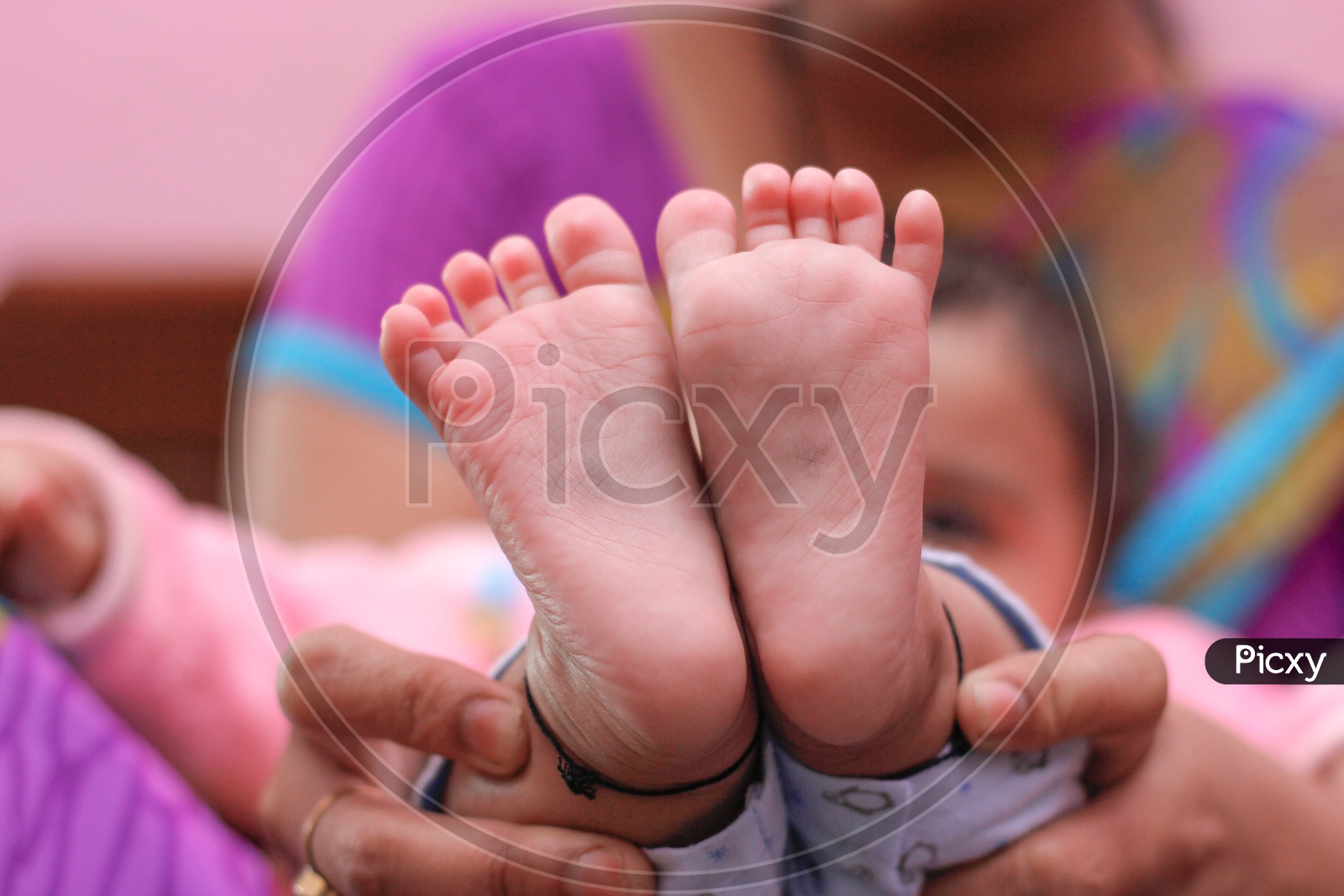 Indian Baby Legs Closeup Shot