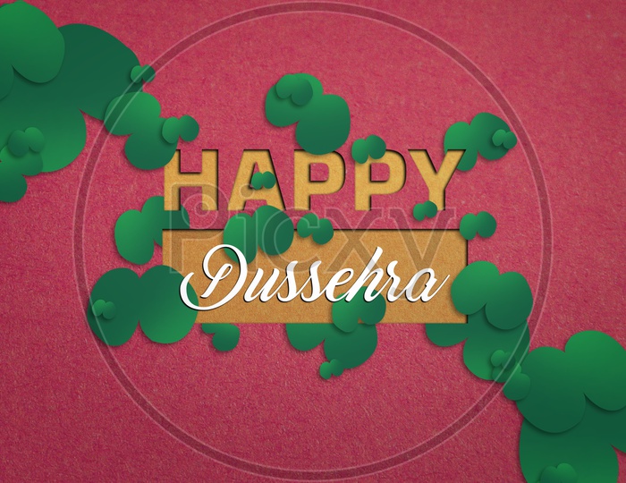 Happy Dussehra Banner / Happy Dussehra Poster / Happy Dussehra Gift Card Image