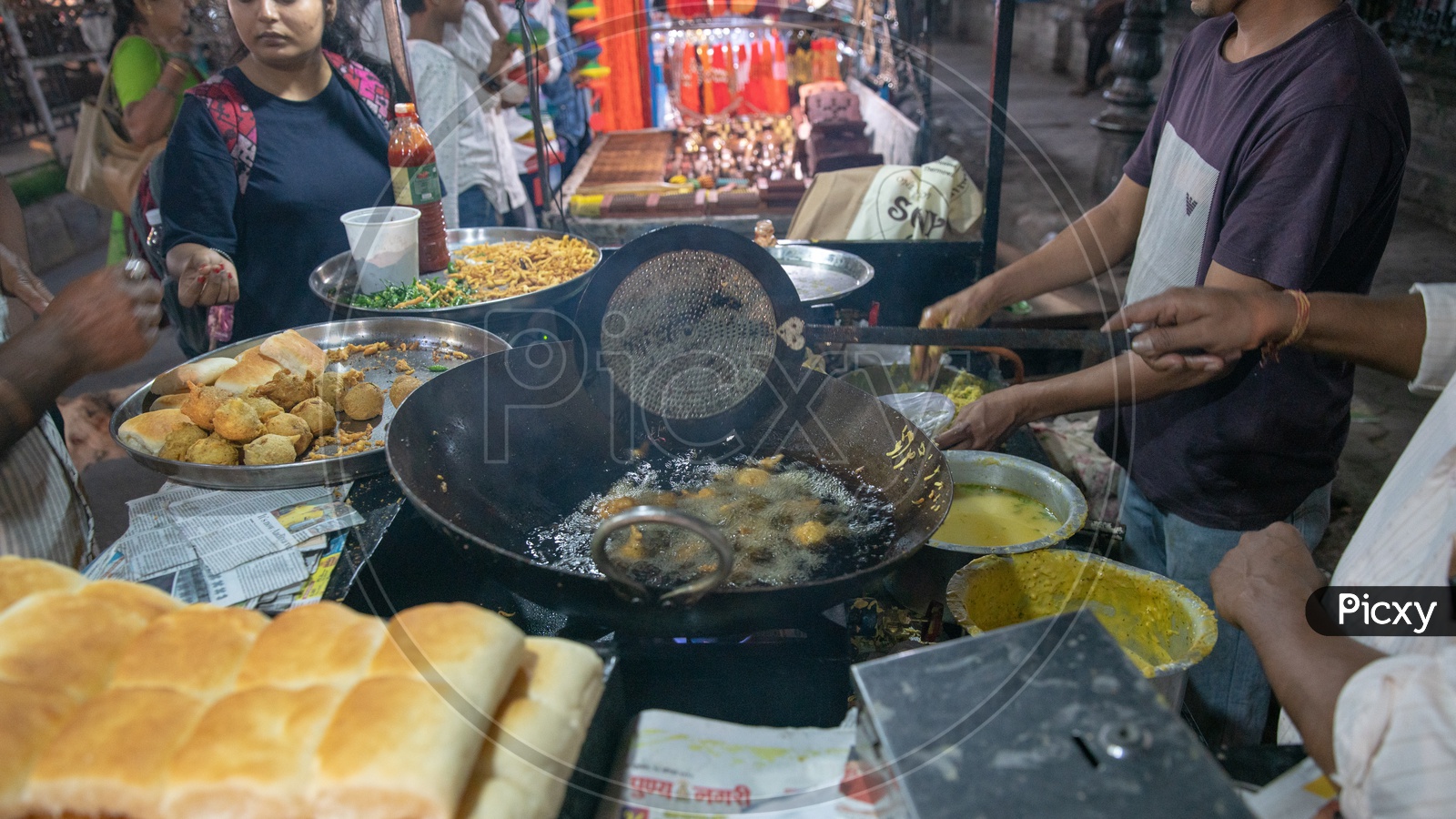 Indian Snacks / Street Food Vendor Stalls