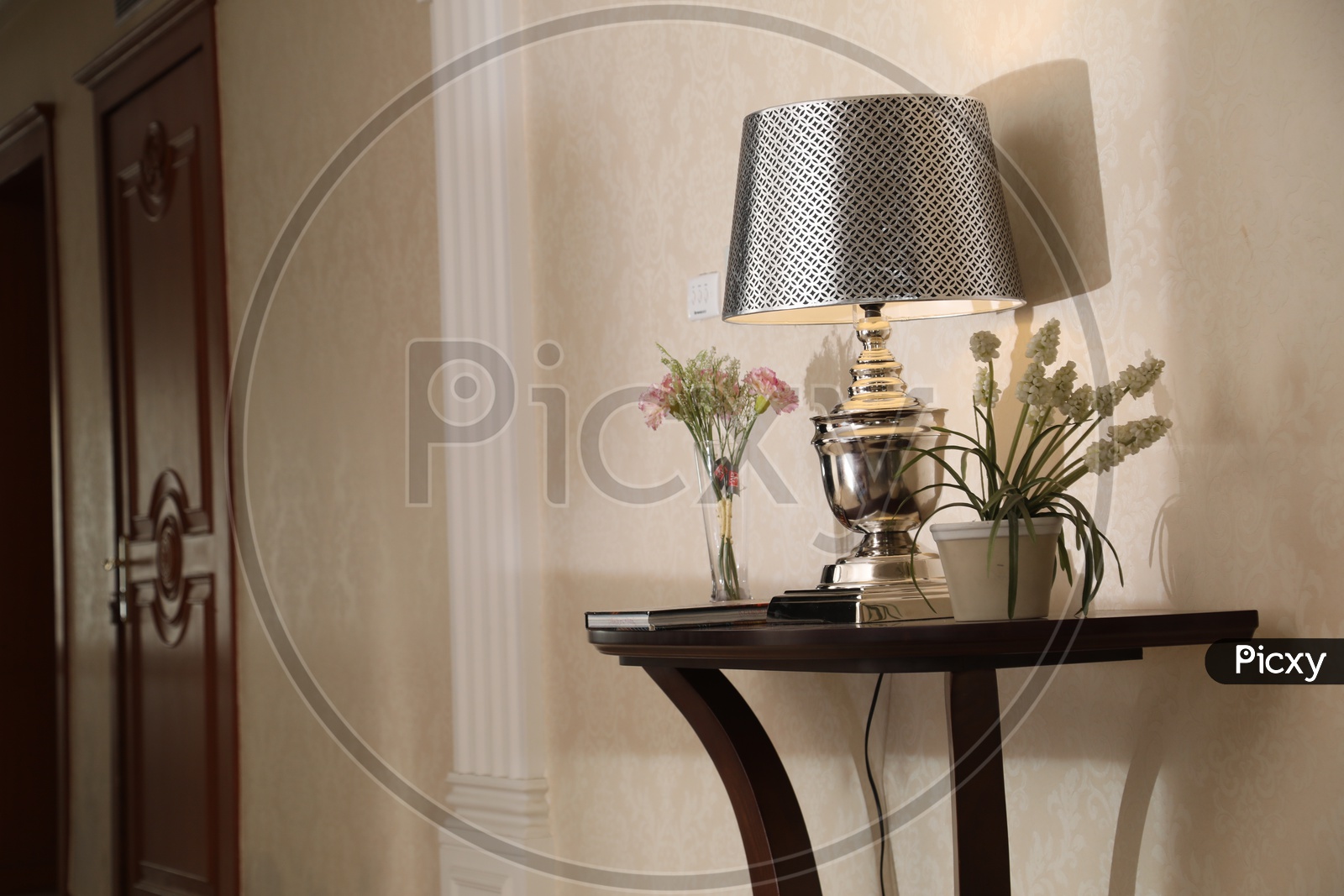 A table Lamp or table Light in a Home
