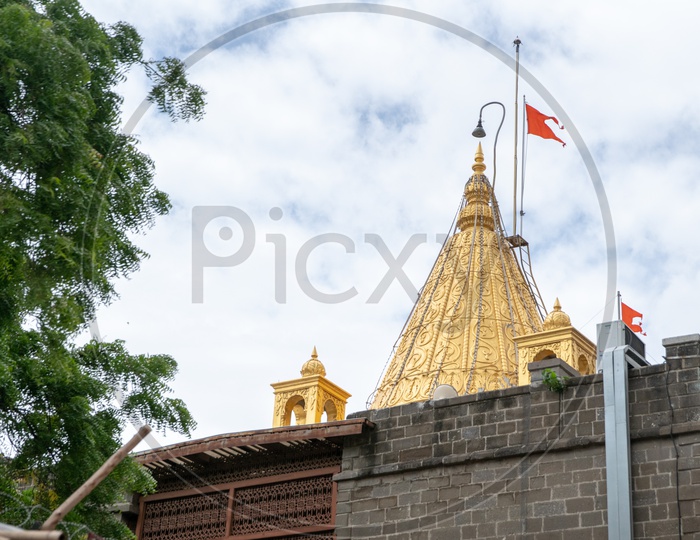 Shirdi Sai Baba Temple in Maharashtra / Gopuram of Shirdi Sai Baba Temple