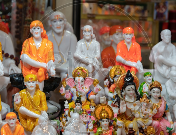 Hindu God Idols Being Selling In Shops