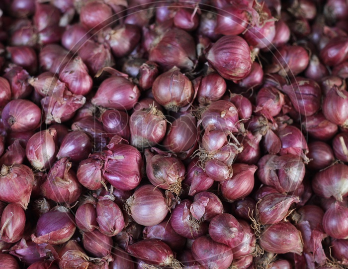 Small Onions at Vegetables Market