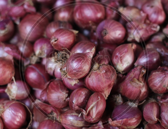 Small Onions at Vegetables Market