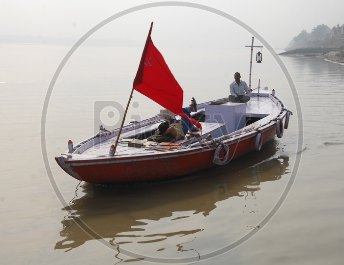Indian People In a Boat