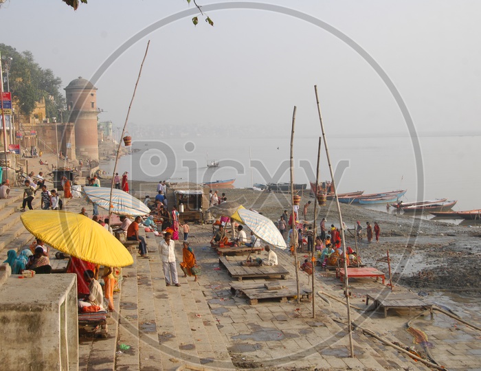 River Banks Of Ganga in Varanasi