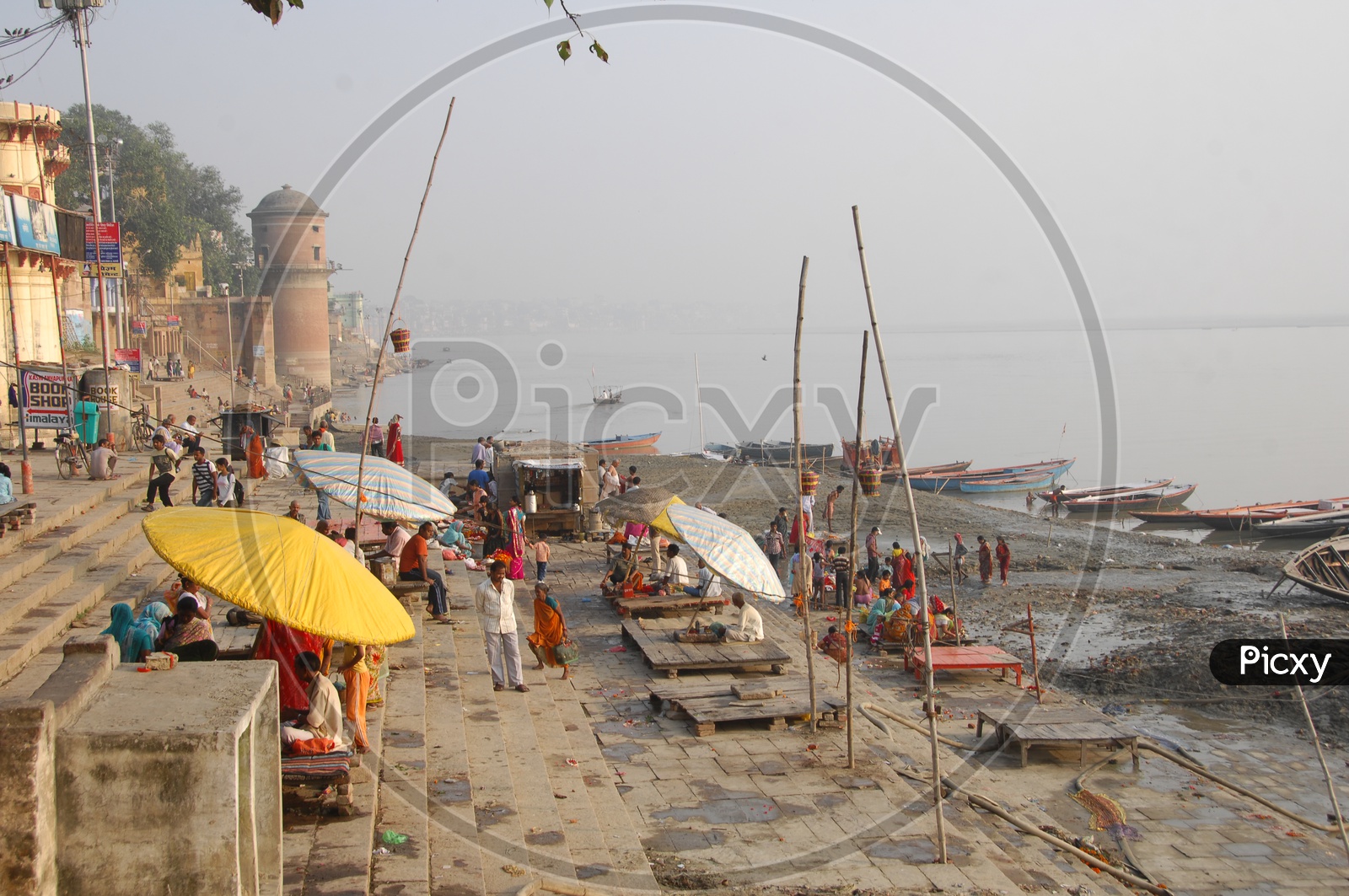 River Banks Of Ganga in Varanasi