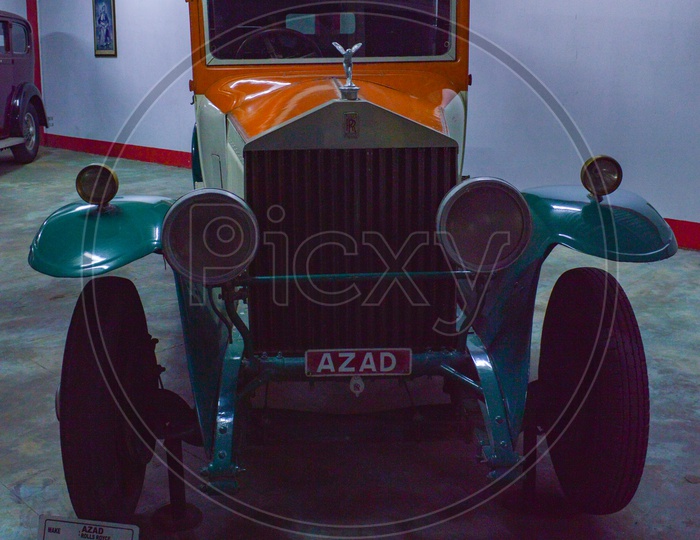 Rolls Royce Azad Phantom I Barker Limousine Vintage Luxury car from England Made in the year 1926 Complete front view