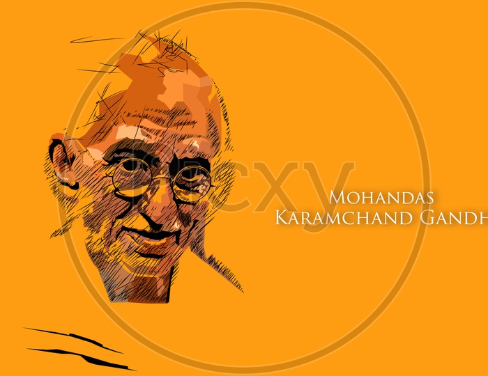 Poster for Gandhi Jayanti on 2nd October on the eve of father of the nation Mohandas Karamchand Gandhi Birthday in India