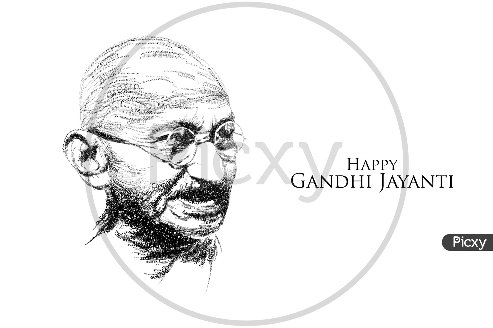 Happy Gandhi Jayanti  wishes on 2nd October on the eve of father of the nation Mohandas Karamchand Gandhi Birthday in India