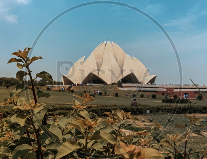View of Lotus Temple