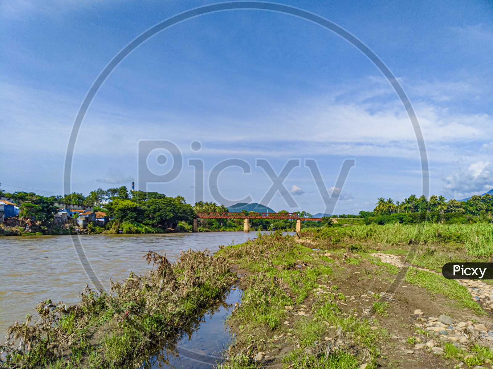 Bhavani  River bed wideangle