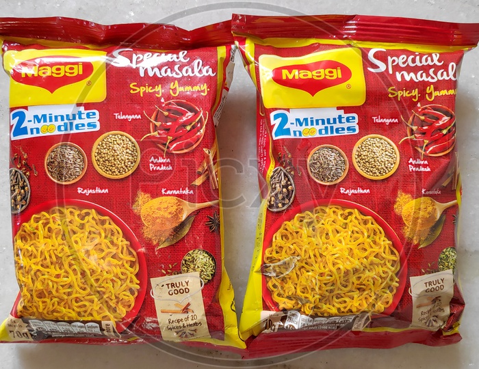 Nestle Maggi 2 minute instant noodles packets