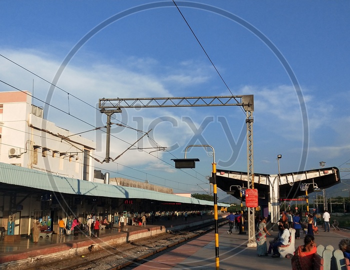 A scenic view of beautiful and cleanliest Kadapa railway station