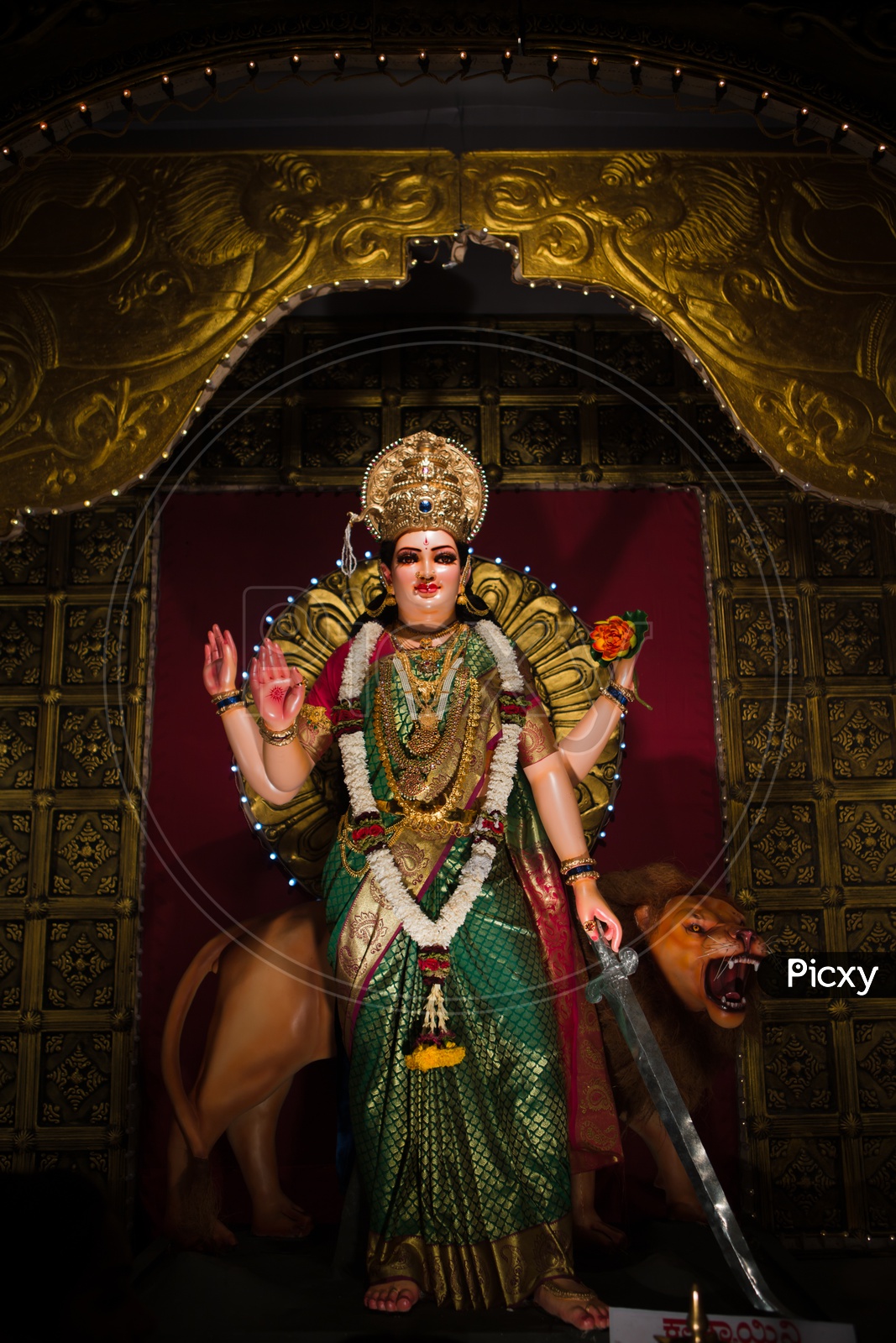 Image of Nava Durga-One of Durgas of Navarathri-OH753133-Picxy