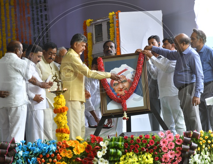 AP State Chief Minister Nara Chandrababu Naidu At AP State Housing Scheme  Event In Vijayawada