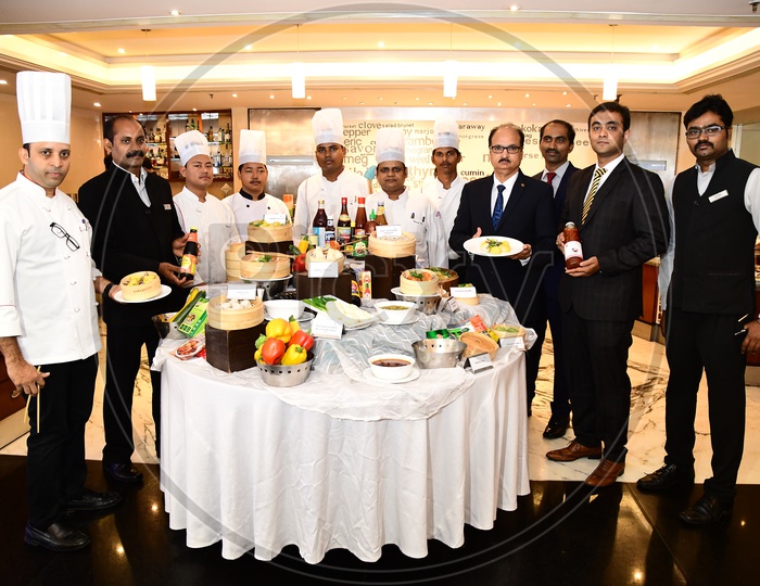 Gate way Hotel Food Festival Inauguration With Chefs Presenting Food