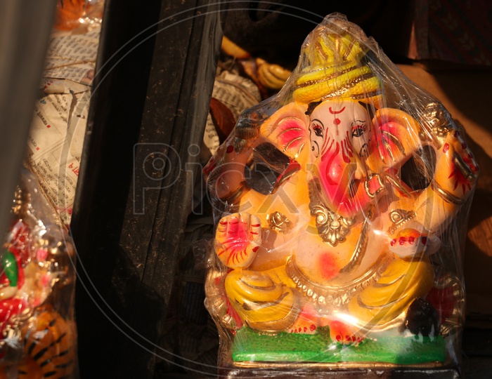 Indian Hindu God Lord Ganesh Idol