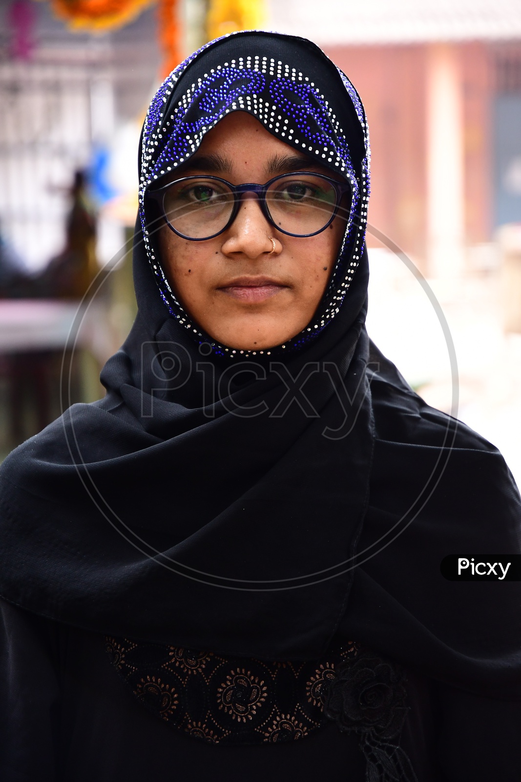 Indian girl wearing Burqa