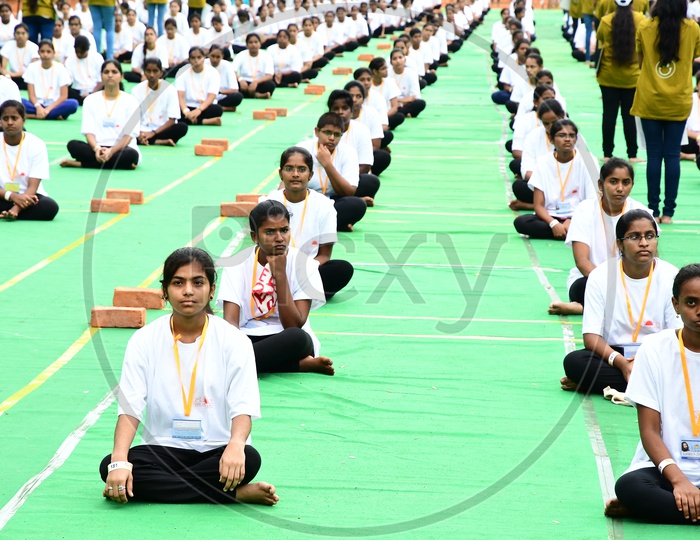 Group of Women during Yoga Classes in Vijayawada