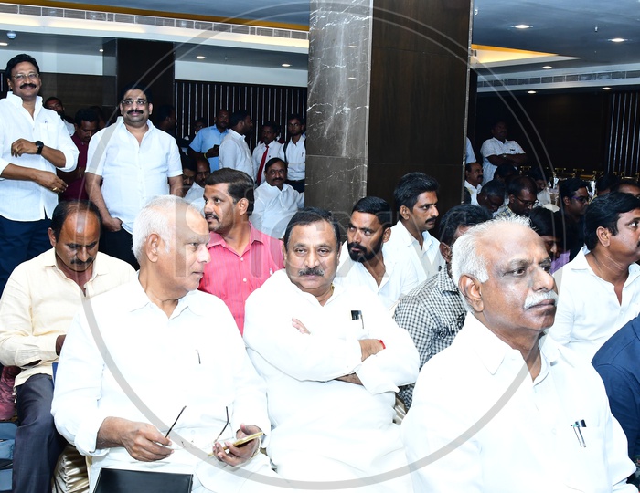 AP TDP MLA's And Ministers At an Party Meeting Event