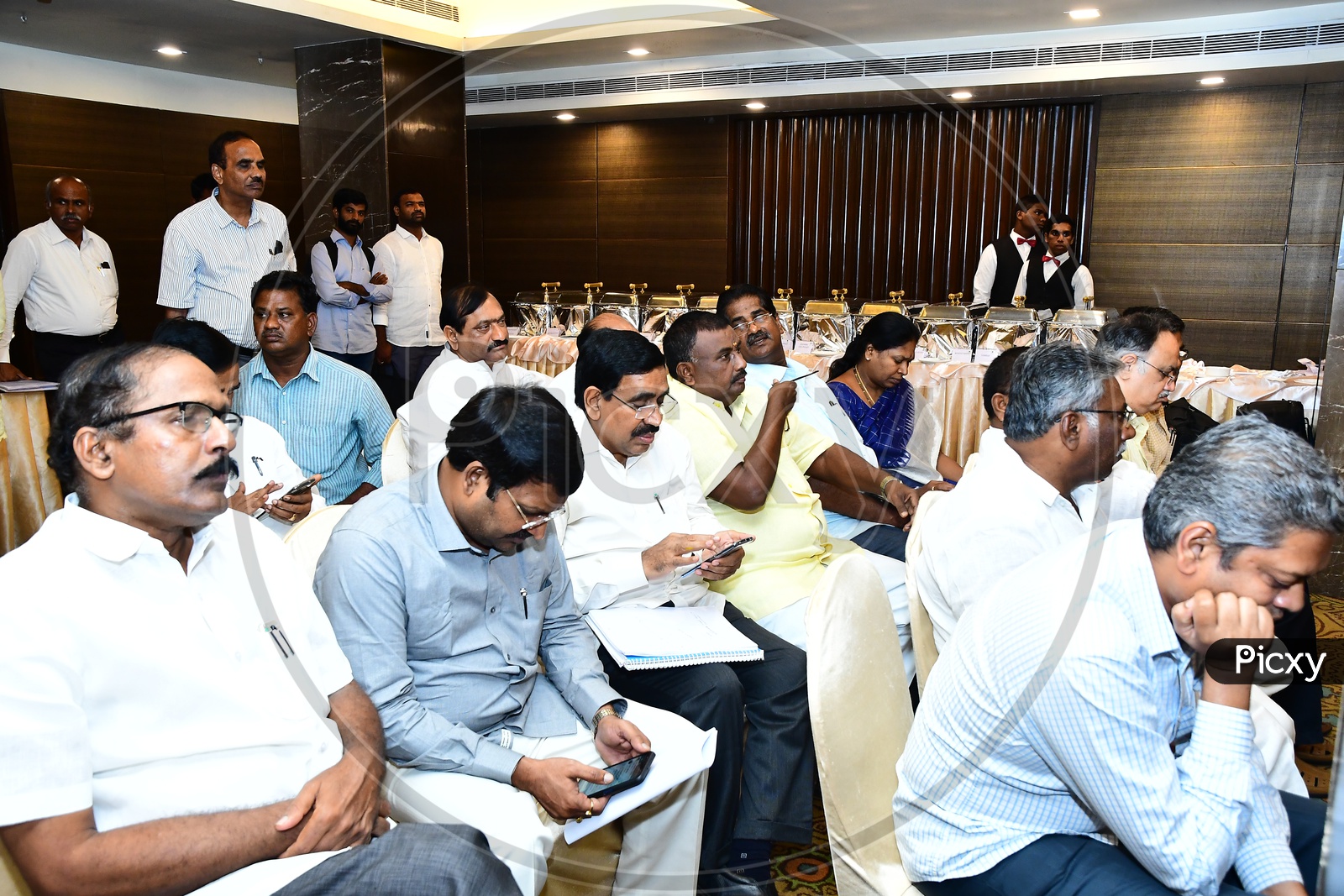 AP TDP MLA's And Ministers At an Party Meeting Event. Narayana MLC