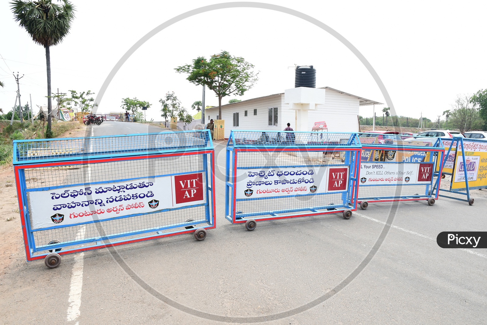 Safety Measures on the AP Police Barricades