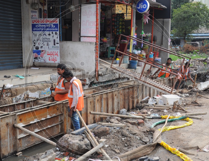 Renovation Of Drainage Or Sewage Channels in Vijayawada City