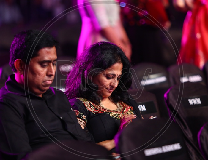 Unknown Couple Sitting At Film Fare Awards Event