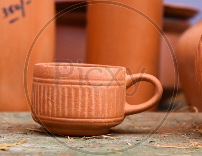 A Mud Made Tea Cup