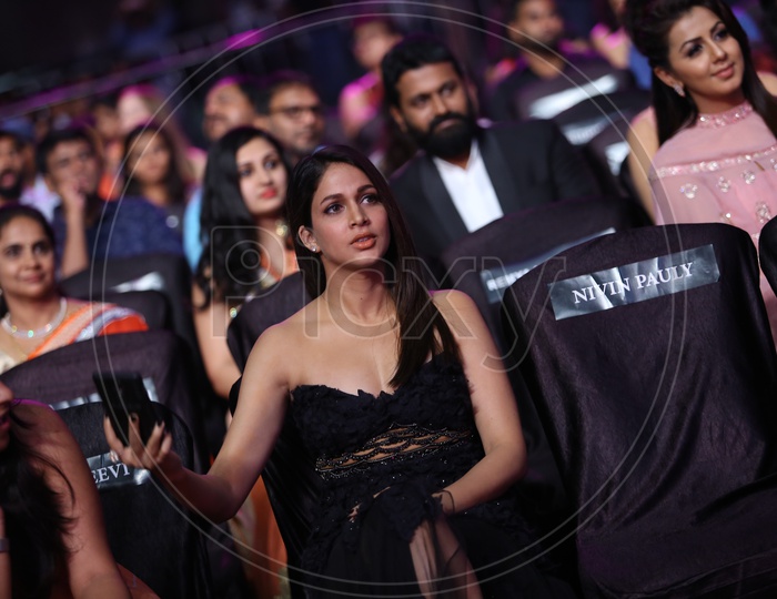 Actress Lavanya Tripati At Film Fare Awards Event