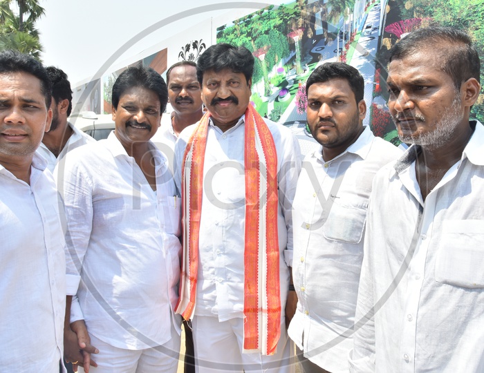 YSRCP Leaders visiting AP Chief Minister Y.S. Jaganmohan Reddy Residence