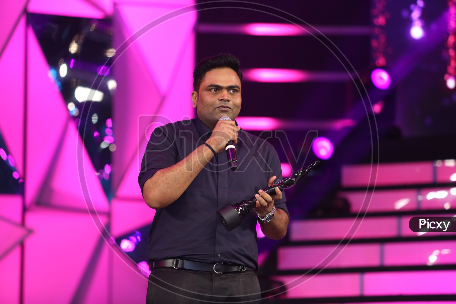 Film Director Vamshi Paidipally with Filmfare Award, 17th June 2017