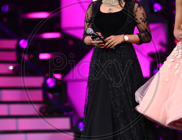 Lakshmi Manchu during  Filmfare Awards South 2017