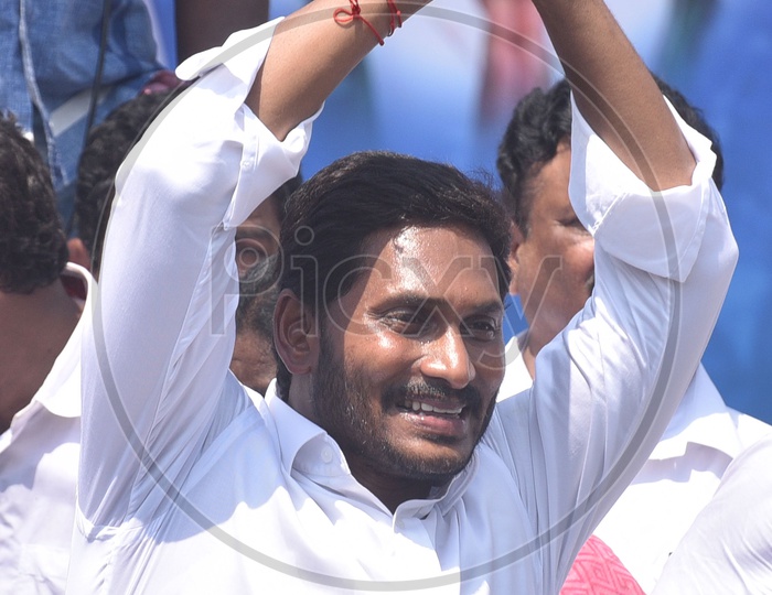 AP CM YS Jagan Mohan Reddy during Election campaign