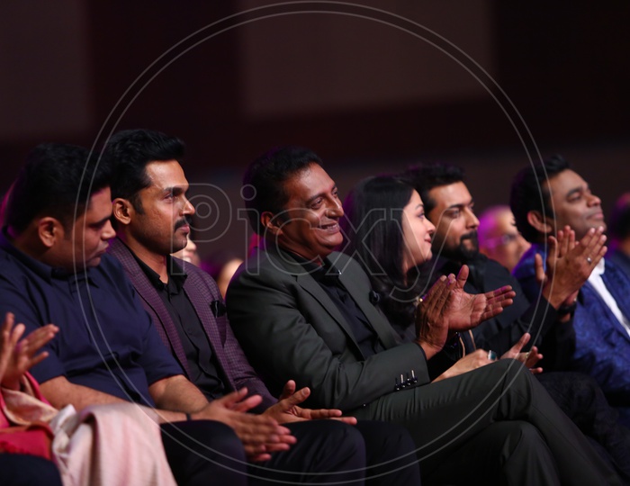Group of Tollywood Actors Applauding
