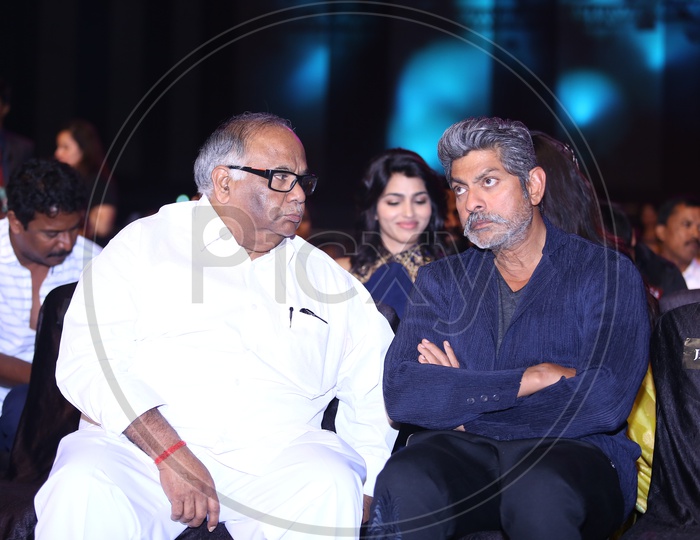 Actor Jagapathi Babu And Producer DVV Danayya During Film Fare Awards