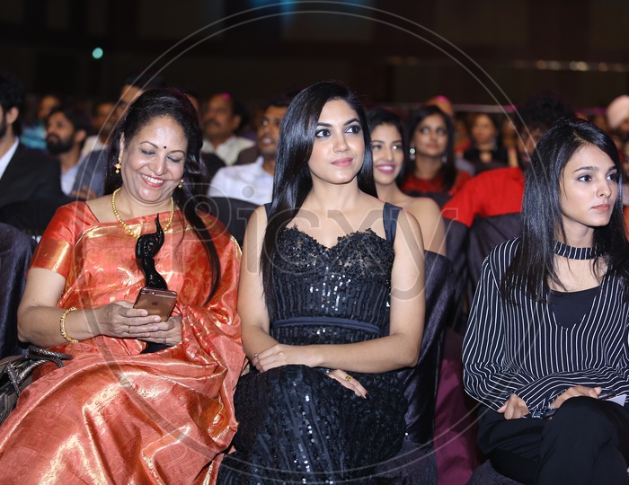 Tollywood Actress Ritu Varma during Filmfare Awards South 2017