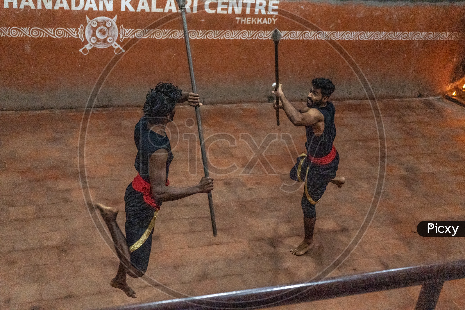Indian  Martial Arts Kalariya Pattu  Performance By Kerala  Man  in a Show