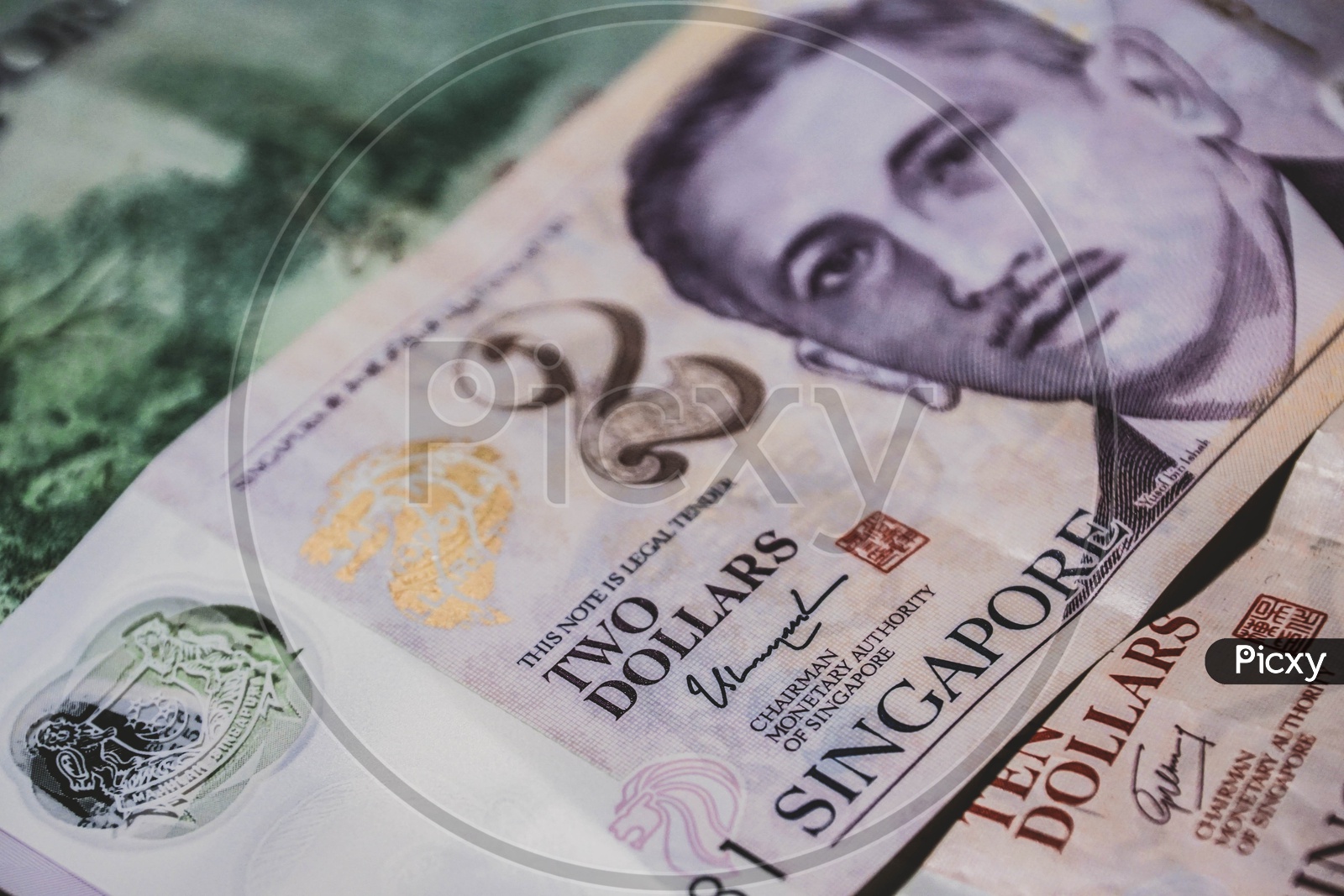 Image of Encik Yusof Bin Ishak on Singapore Dollar Note-QD309014-Picxy