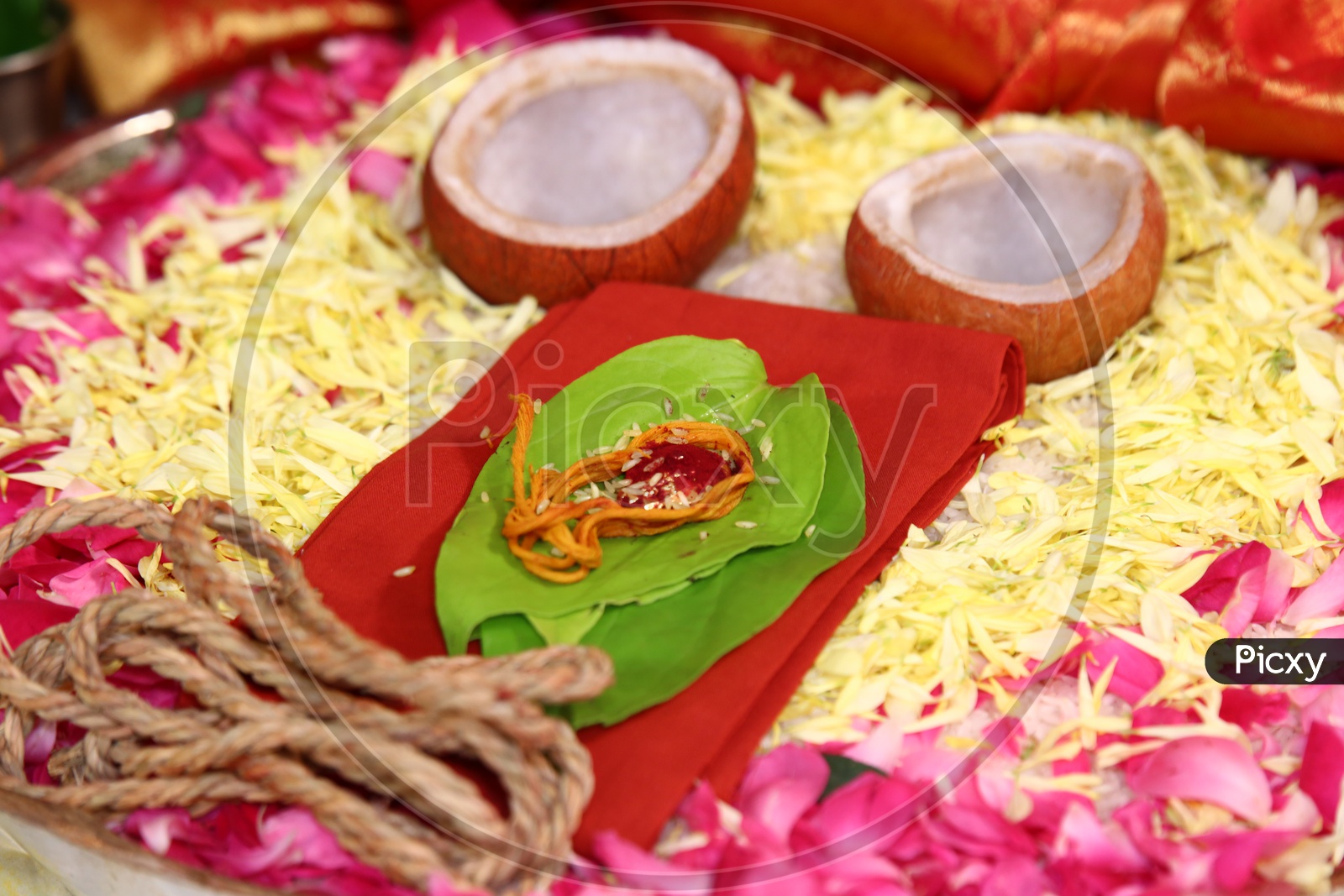 Traditional Wedding Scenes In a Telugu Wedding
