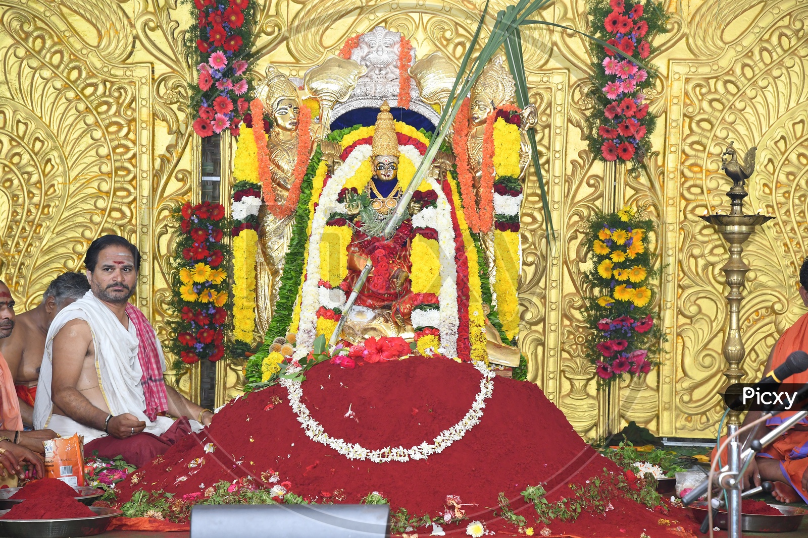 Kumkuma Archana Pooja at Kanaka Durga Temple
