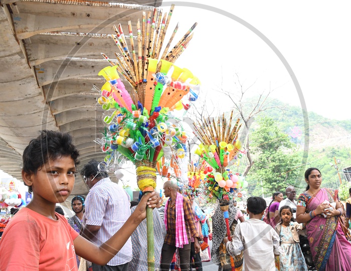A Kid Selling Toys, Child Labor in India