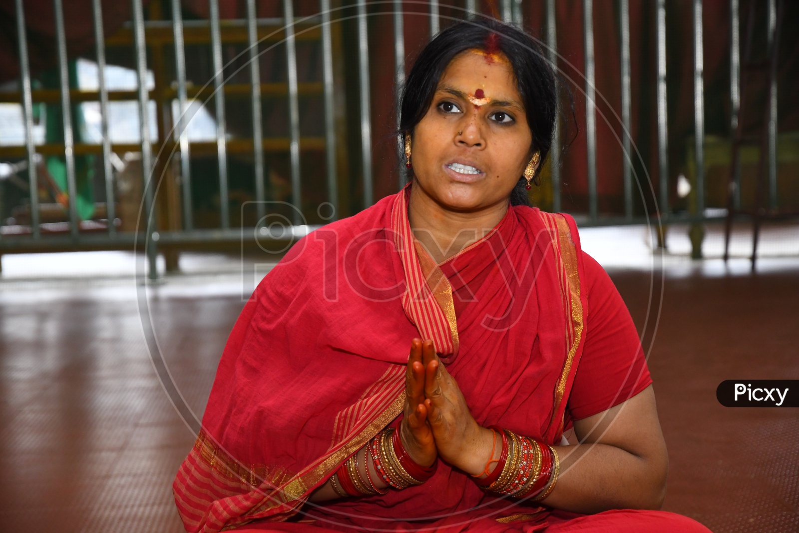 Woman in Bhavani Mala